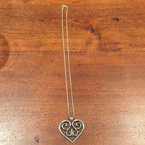 James Avery silver heart necklace